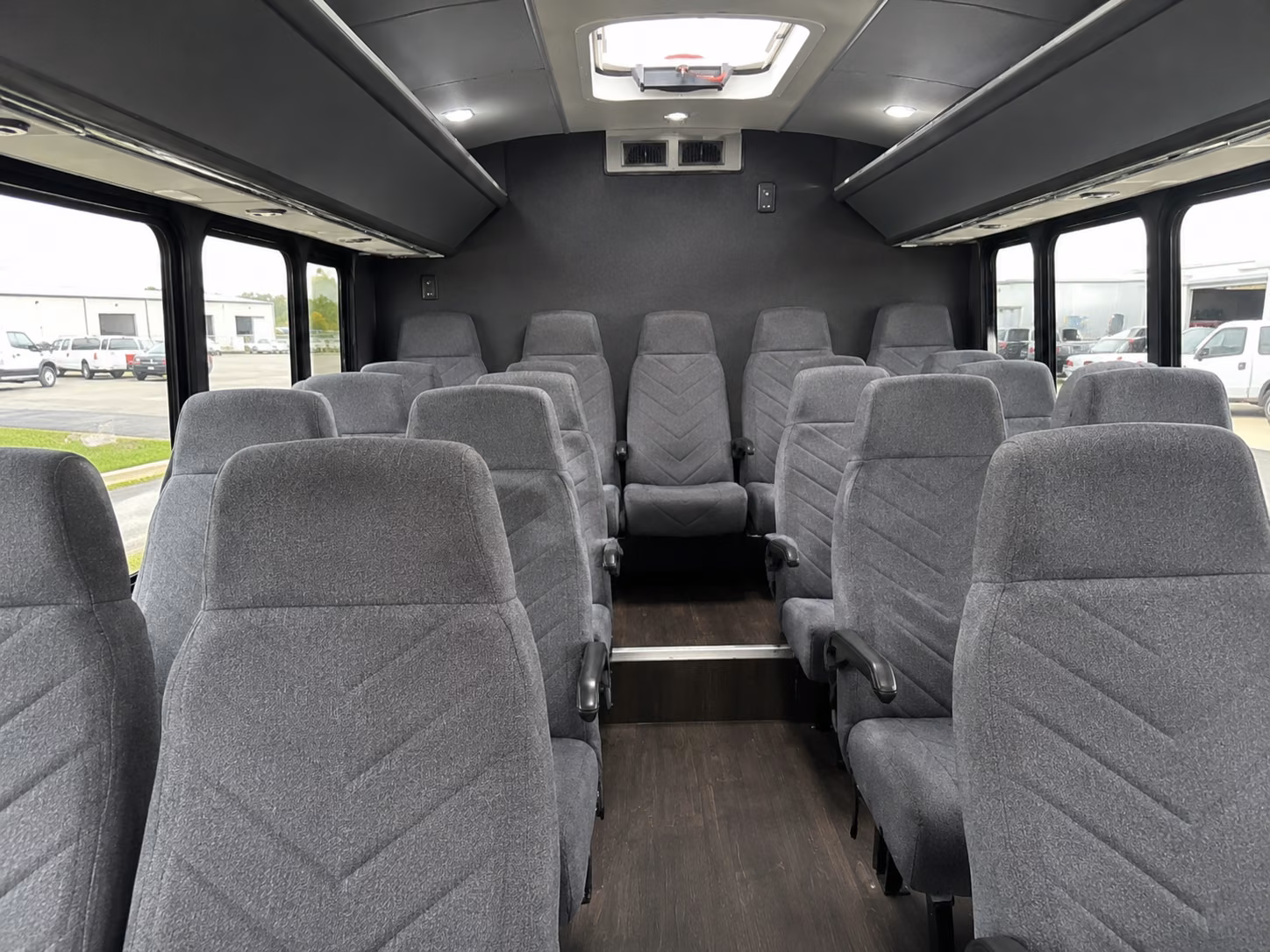 livermore 20 passenger minibus inside