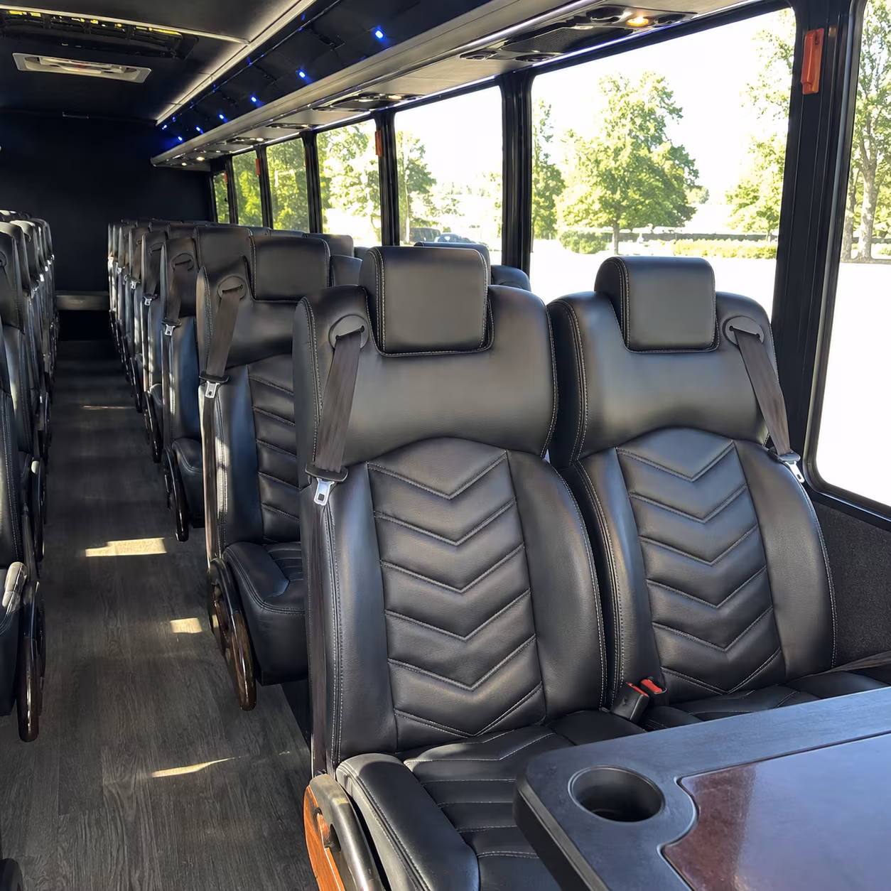 livermore 25 passenger minibus interior