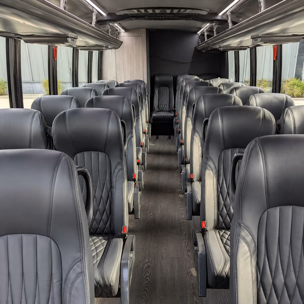 livermore 28 passenger minibus interior