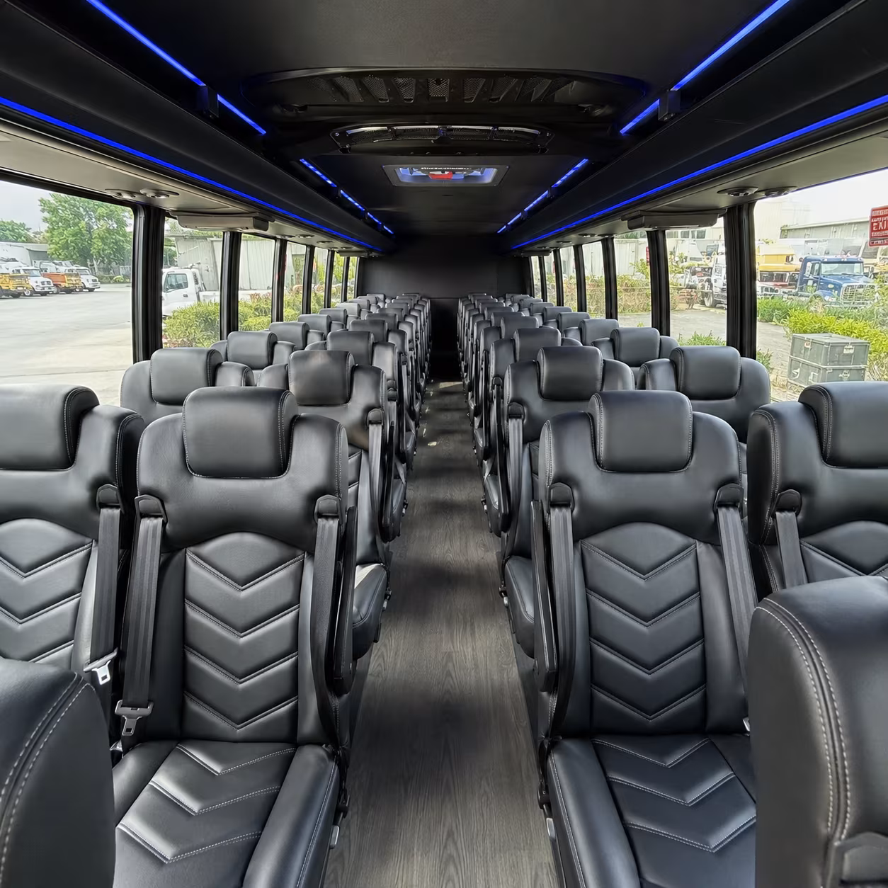 livermore 30 passenger minibus inside