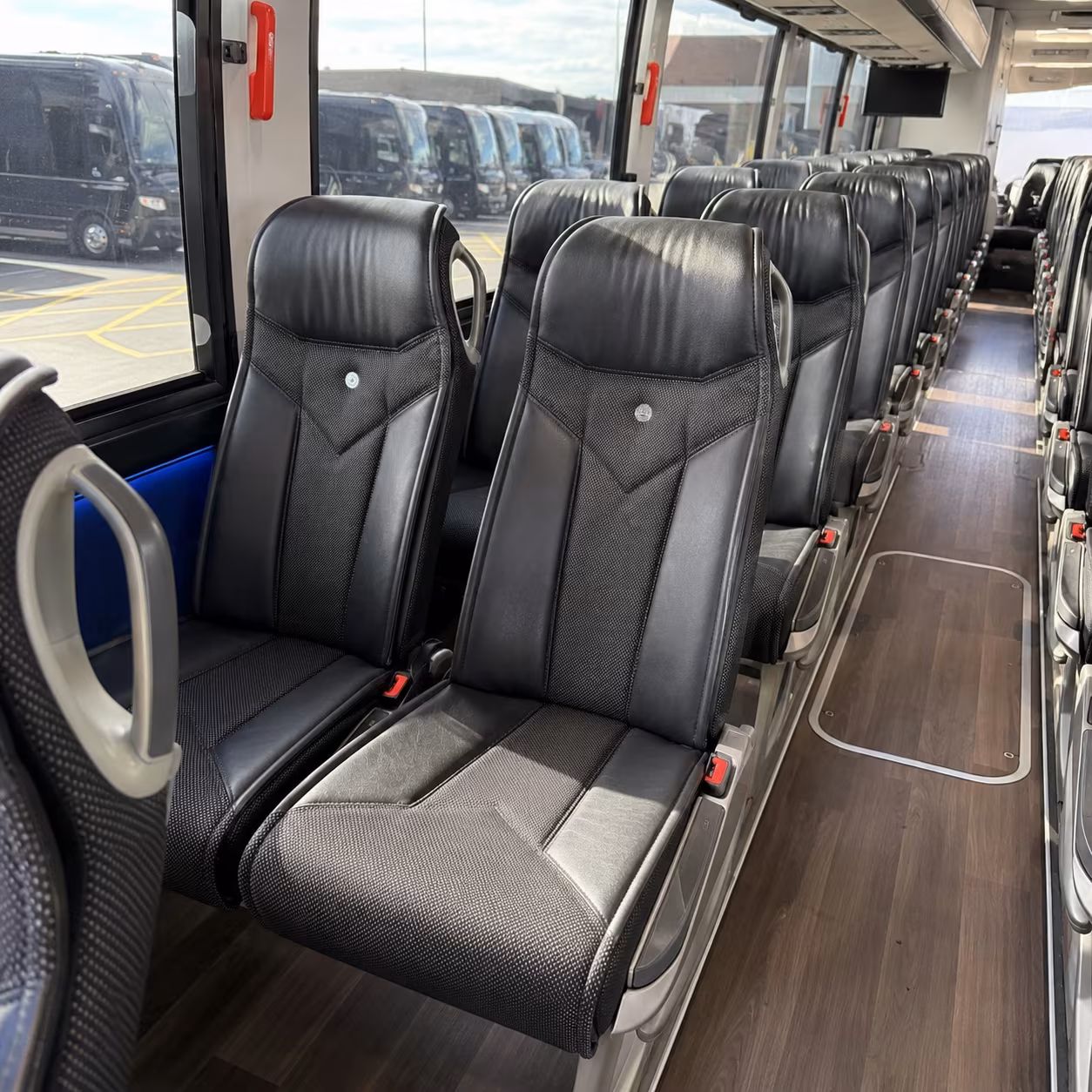 livermore 40 passenger charter bus interior