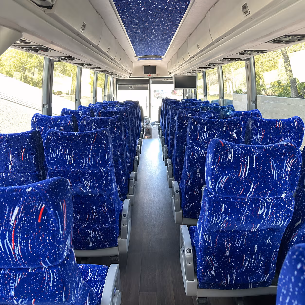 livermore 50 passenger charter bus interior