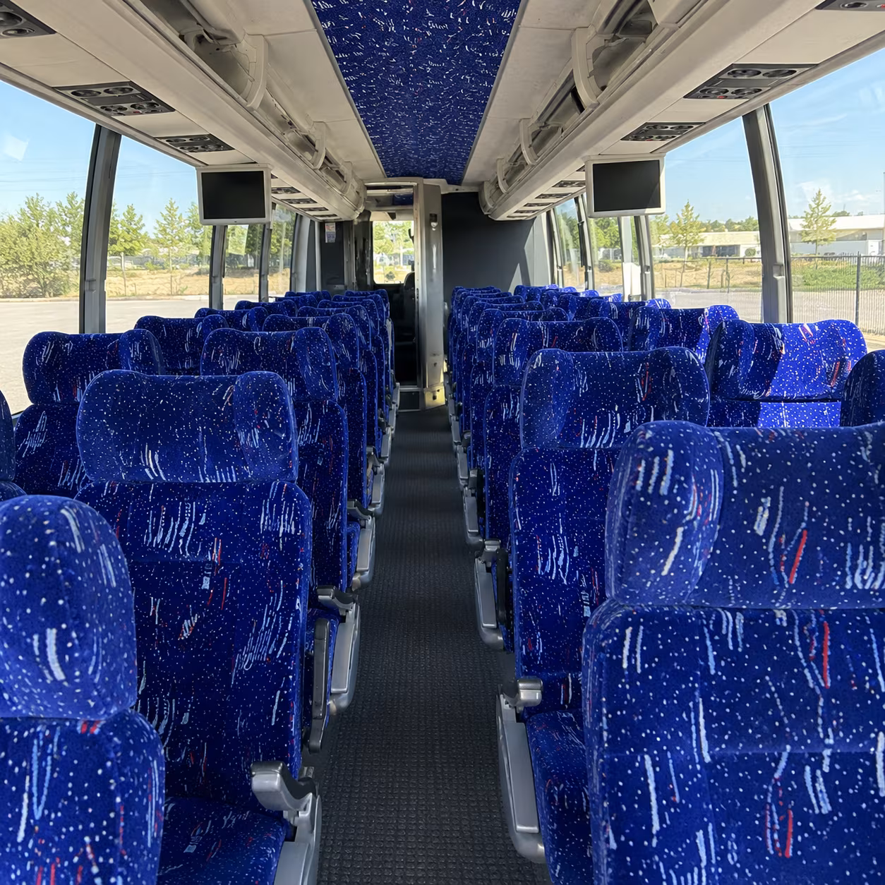 livermore 54 passenger charter bus interior