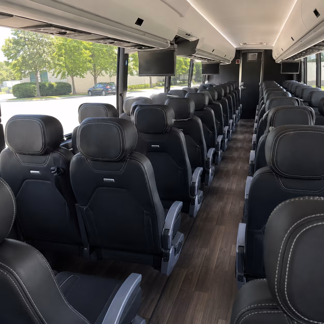 livermore 56 passenger charter bus interior