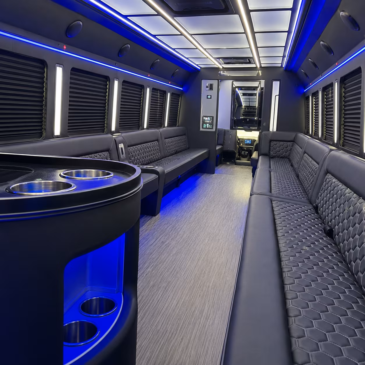 livermore party bus interior